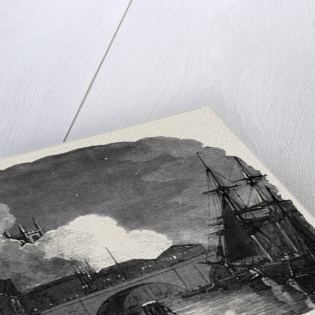 The Recent Fire at Montague-Close, London Bridge by Anonymous