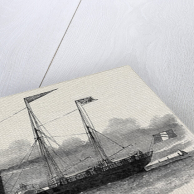 Trial Trip of the Baron Osy, Iron Steam Ship by Anonymous