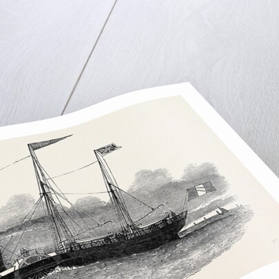 Trial Trip of the Baron Osy, Iron Steam Ship by Anonymous