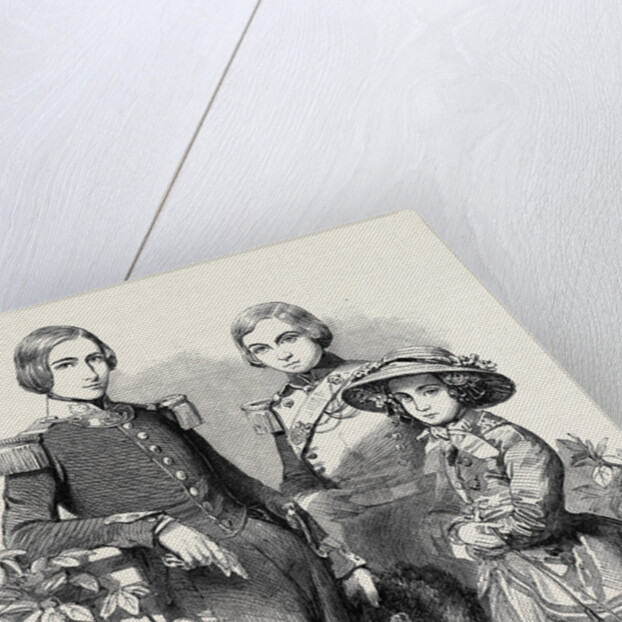 The Royal Children of Belgium, Duke of Brabant, Count of Flanders, Princess Charlotte by Anonymous