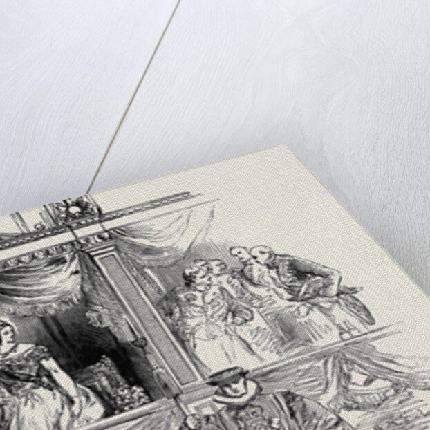 The Queen's State Visit to Her Majesty's Theatre, the Royal Box by Anonymous