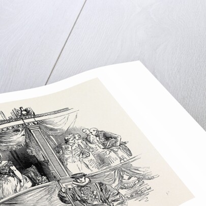 The Queen's State Visit to Her Majesty's Theatre, the Royal Box by Anonymous