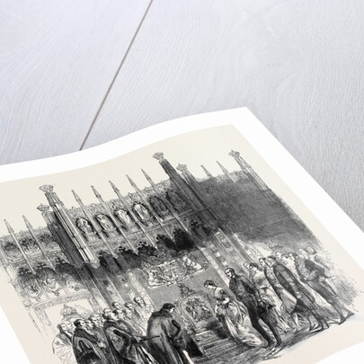 The Queen's Visit to the City of London, the Royal Throne in the Guildhall, Royal Visit to the City by Anonymous