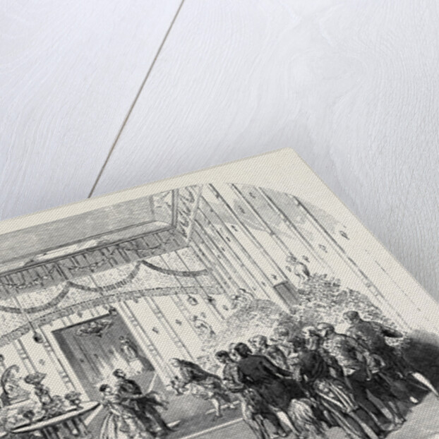 State Visit to the Royal Italian Opera, Her Majesty's Retiring Room by Anonymous