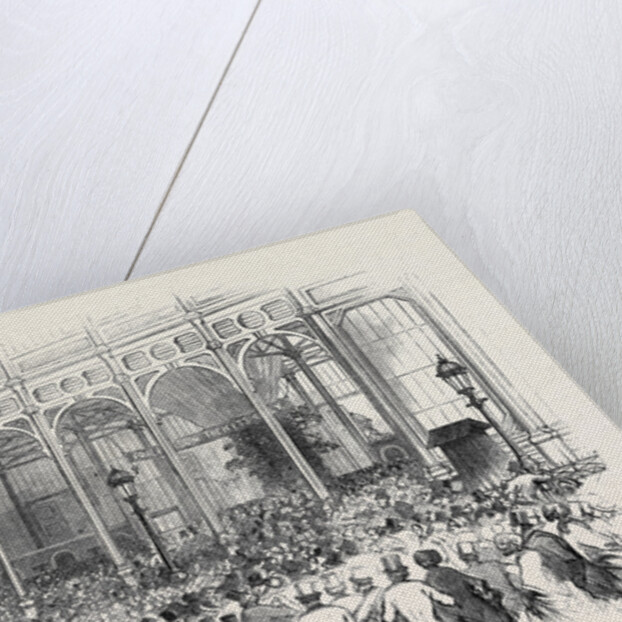 The Shilling Day, Exterior of the Exhibition, the Great Exhibition by Anonymous