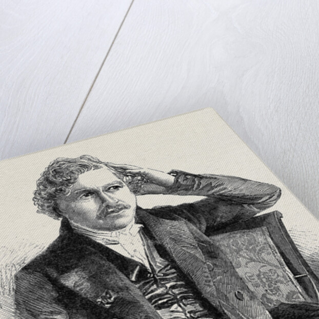 The Late M. Daguerre, from a Daguerreotype by Claudet by Anonymous