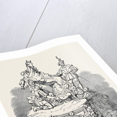 Goodwood Group, Conflict Between Roderick Dhu and Fitzjames by Anonymous