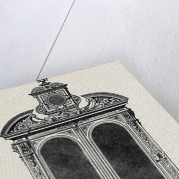 Walnut Wood Cabinet by Anonymous