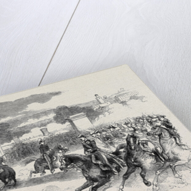 Great Exhibition Fetes at Paris, the Grand Review, the President and His Staff by Anonymous