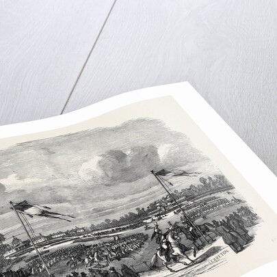 The Great Exhibition Fetes at Paris, Grand Review in the Champ De Mars by Anonymous