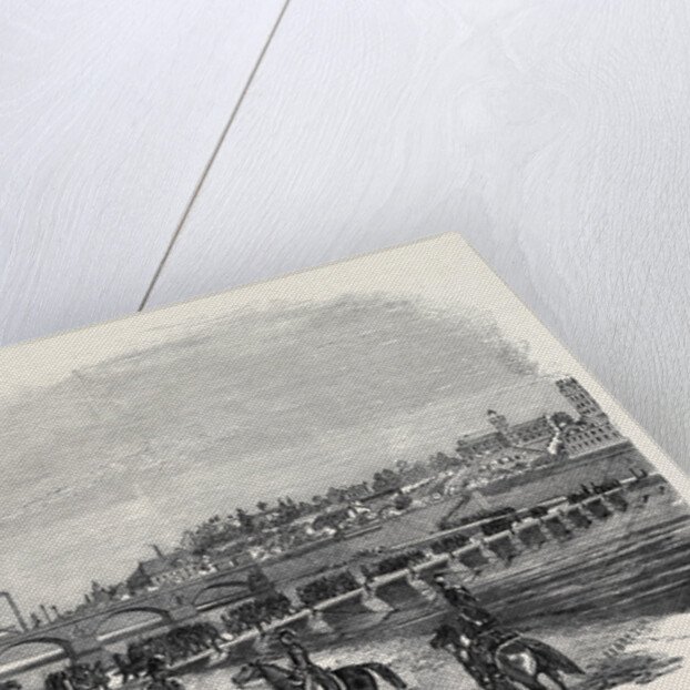 The Great Exhibition Fetes at Paris, the Grand Review, Bridge of Boats and Attack on the Trocadero by Anonymous