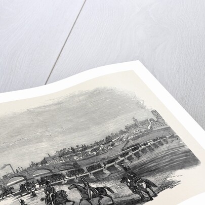 The Great Exhibition Fetes at Paris, the Grand Review, Bridge of Boats and Attack on the Trocadero by Anonymous