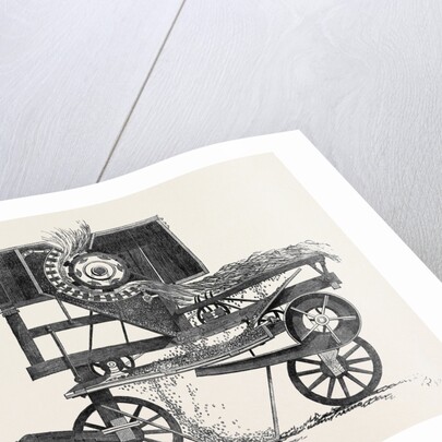 Garrett's Improved Thrashing Machihe, Section, the Great Exhibition, Agricultural Implements by Anonymous