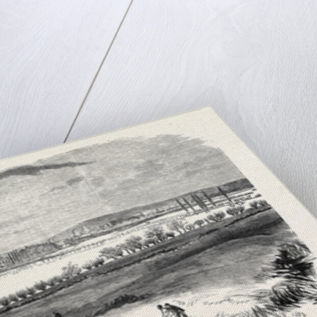 The Floods at Oxford from the North Hinkley Hill UK 1869 by Anonymous