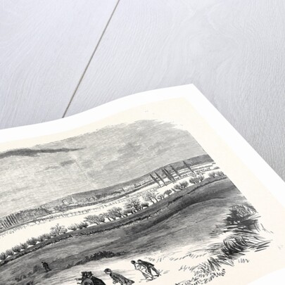 The Floods at Oxford from the North Hinkley Hill UK 1869 by Anonymous