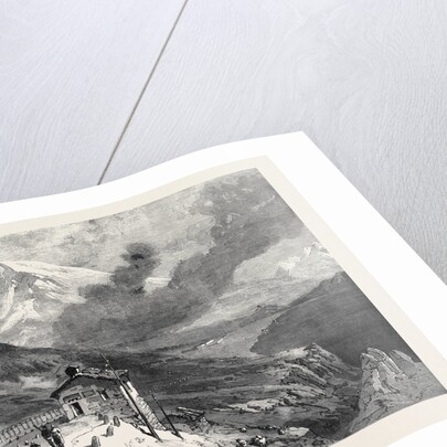 The New Overland Route to India: The Railway Over the Alps Summit of Mont Cenis and Lake 1869 by Anonymous