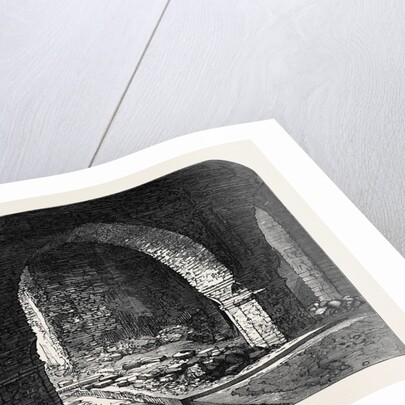 Arch in the Old Fort Calcutta India 1869 by Anonymous