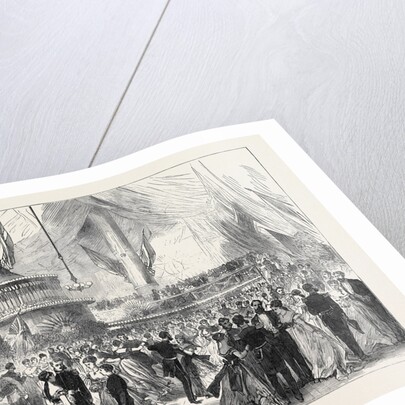New Year's Eve Ball on Board H.M.S. Caledonia at Malta 1869 by Anonymous