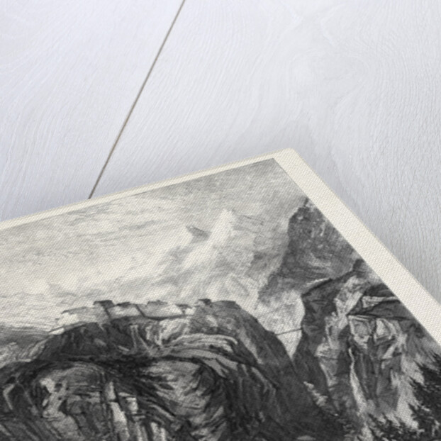The New Overland Route to India: Mont Cenis Railway Fort L'Esseillon at Brabans 1869 by Anonymous