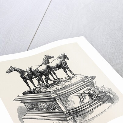 Centre Ornament for the Mess Table of the 17th Lancers 1869 by Anonymous