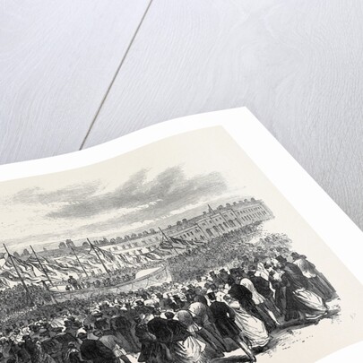 Launch of a Life Boat at Weymouth 1869 by Anonymous