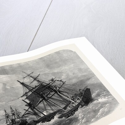 The Late Collision Off the Lizard: H.M.S. Terrible Towing the Calcutta Into Plymouth 1869 by Anonymous