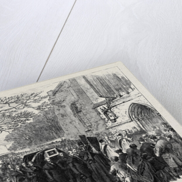 The Hunting Disaster in Yorkshire: The Funeral of Sir Charles Slingsby at Knaresborough 1869 by Anonymous