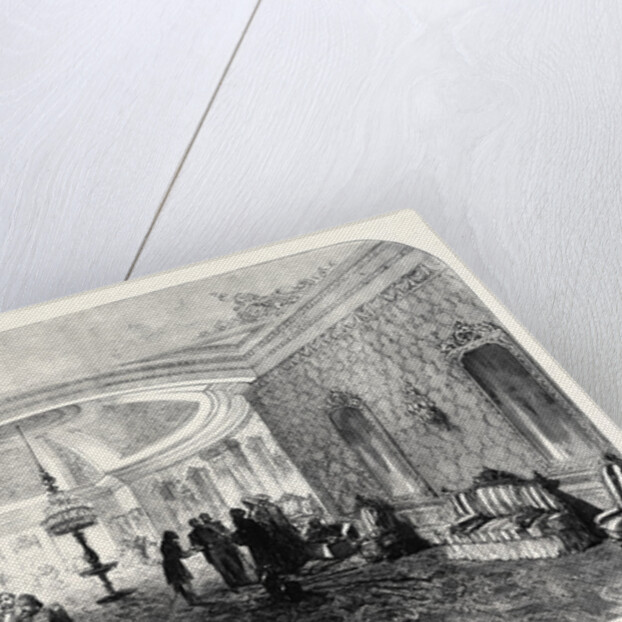 The Prince and Princess of Wales in Egypt: The Palace of Esbekieh Cairo Egypt 1869 by Anonymous