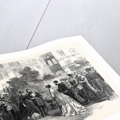 The Prince and Princess of Wales in Egypt: Reception of Their Royal Highnesses by the Viceroy of Egypt at Cairo 1869 by Anonymous