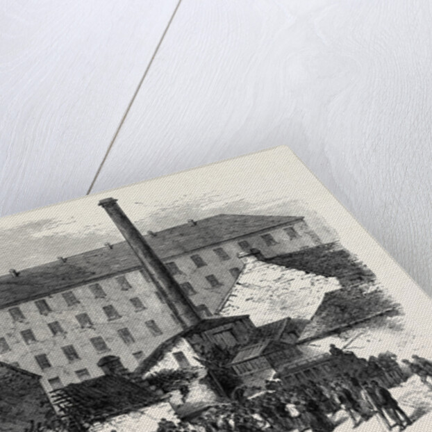 Scene of the Recent Accident at South Woodside Kelvinbridge Glasgow 1869 by Anonymous