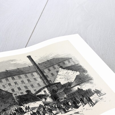 Scene of the Recent Accident at South Woodside Kelvinbridge Glasgow 1869 by Anonymous