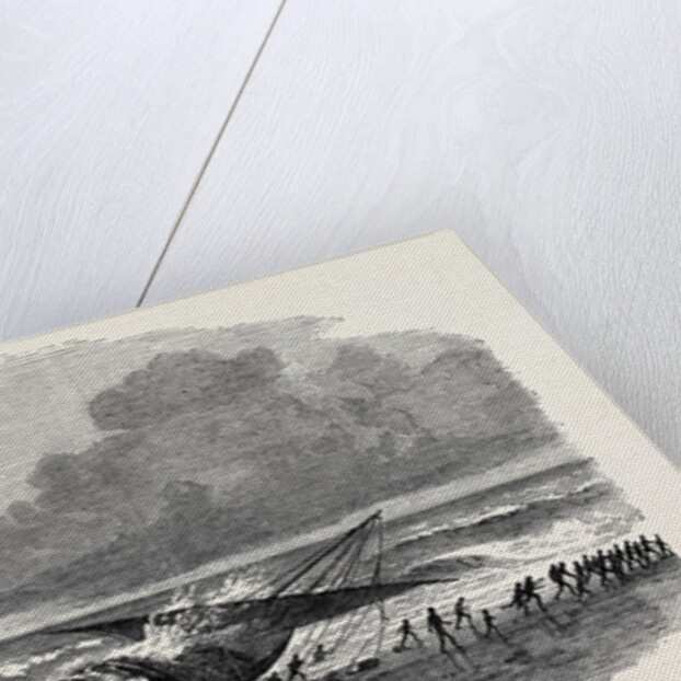 Suppression of the Slave Trade on the East Coast of Africa: Running on Shore of a Slave-Dhow to Escape Capture 1869 by Anonymous