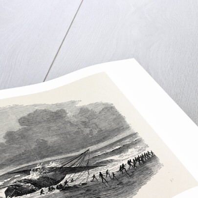 Suppression of the Slave Trade on the East Coast of Africa: Running on Shore of a Slave-Dhow to Escape Capture 1869 by Anonymous