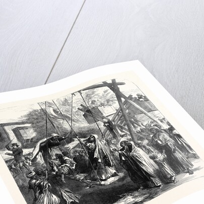 Scene at the Mohammedan Festival of the Bairam at Alexandria Egypt 1869 by Anonymous