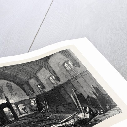 Demolition of the Old Dining Hall of the Inner Temple 1869 by Anonymous