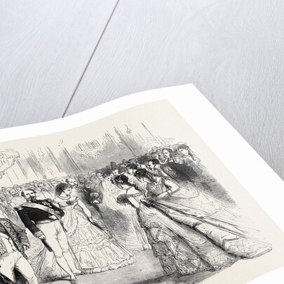 A State Ball at the Tuileries: Presentations to the Emperor and Empress Before the Ball Paris France 1869 by Anonymous