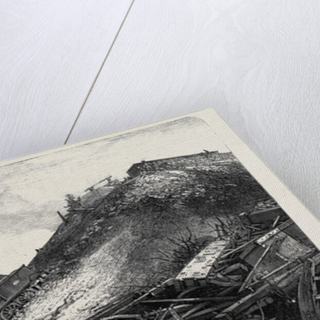 The Disaster on the Great Indian Peninsula Railway: Scene of the Accident 1869 by Anonymous