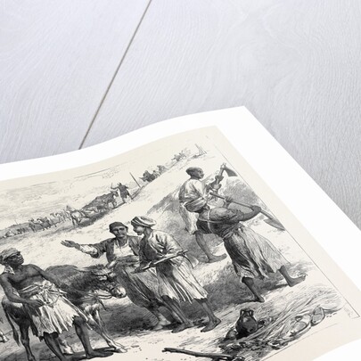 The Isthmus of Suez Maritime Canal: Labourers Removing Earth 1869 by Anonymous