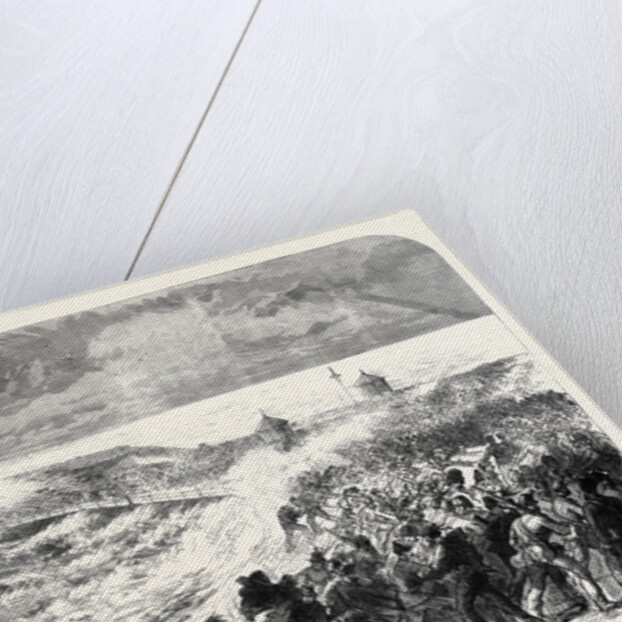 The Volunteer Review at Dover: Scene at the Wreck of H.M.S. Ferret at the Admiralty Pier UK 1869 by Anonymous