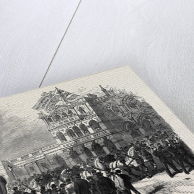 Lifeboat Festival Procession at Exeter UK 1869 by Anonymous