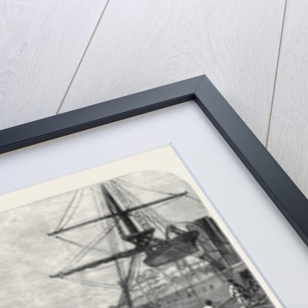 Embarkation of Dockyard Workmen As Emigrants at Portsmouth UK 1869 by Anonymous