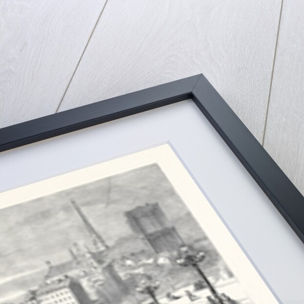 Workmen Waiting to Be Engaged in the Place of the Hotel De Ville Paris France 1869 by Anonymous