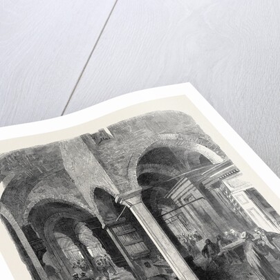 The Bazaar at Constantinople Turkey Istanbul 1869 by Anonymous