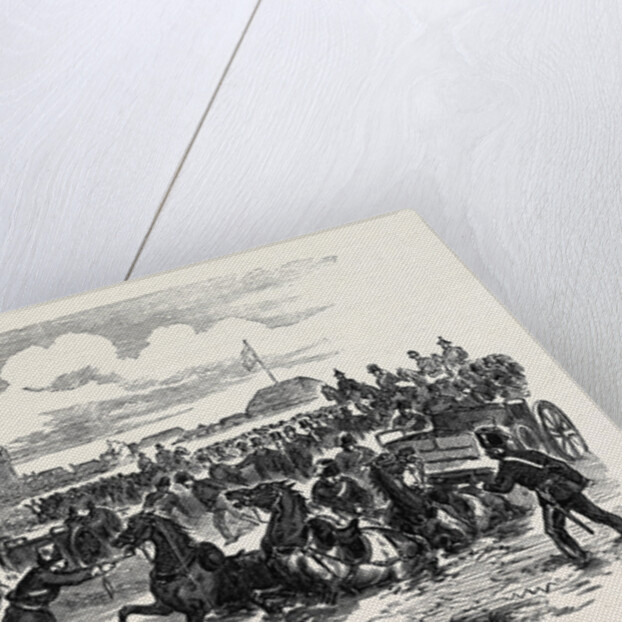 Accident at the Portsmouth Review UK 1869 by Anonymous