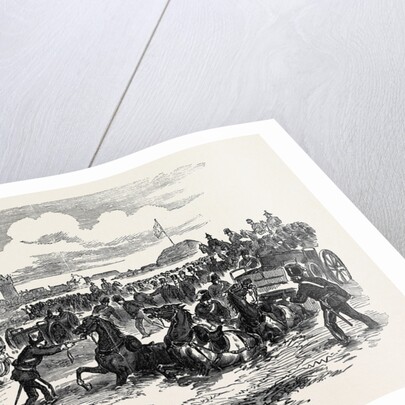 Accident at the Portsmouth Review UK 1869 by Anonymous