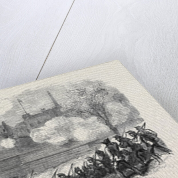 The Volunteer Review at Portsmouth: The Defending Force Concentrating at King William's Gate UK 1869 by Anonymous