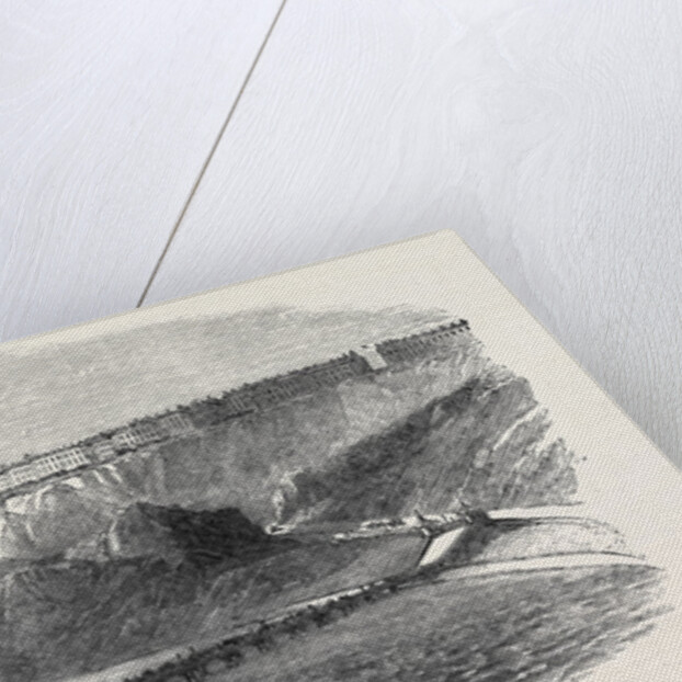 The New Pier at Scarborough UK 1869 by Anonymous