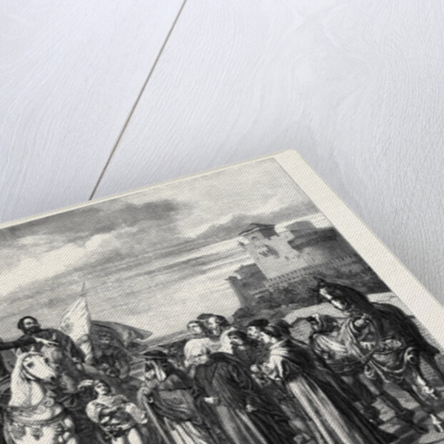 Bernabo Visconti Duke of Milan Receiving the Nuncios from Pope Innocent VI. In 1361, in the Crystal Palace Exhibition by Anonymous