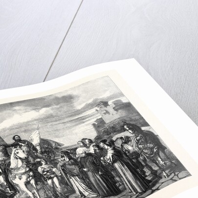 Bernabo Visconti Duke of Milan Receiving the Nuncios from Pope Innocent VI. In 1361, in the Crystal Palace Exhibition by Anonymous