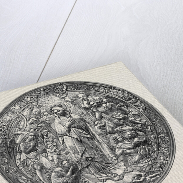 Gold Repousse Medallion by Anonymous